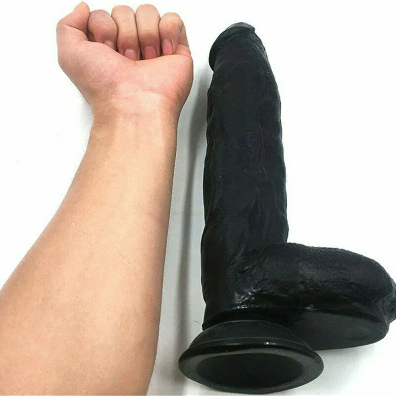 12 Inch Huge Dildo Powerful Suction Base Dong Soft Penis Toy