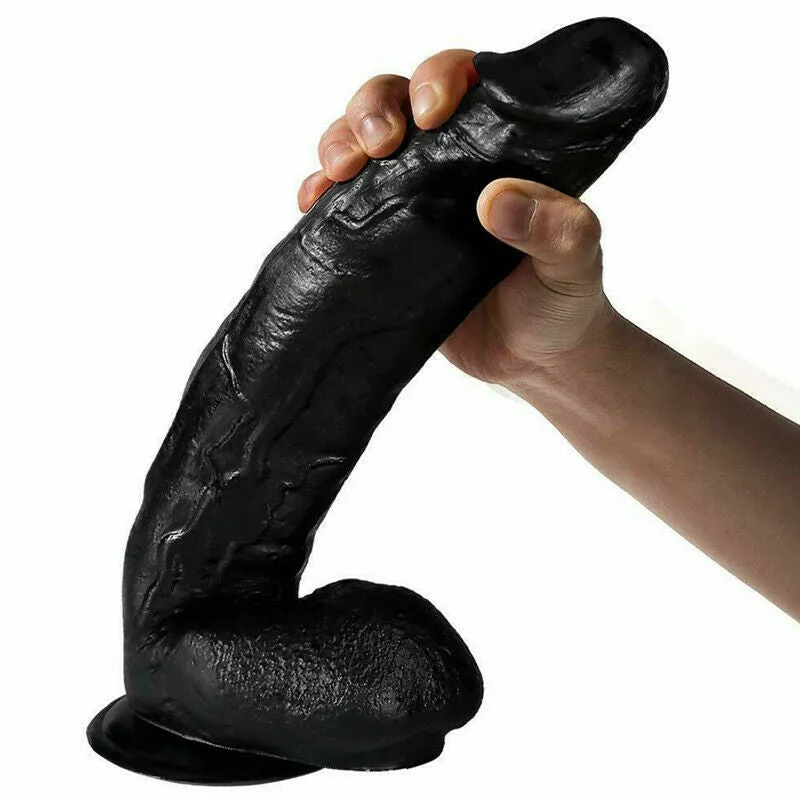 12 Inch Huge Dildo Powerful Suction Base Dong Soft Penis Toy