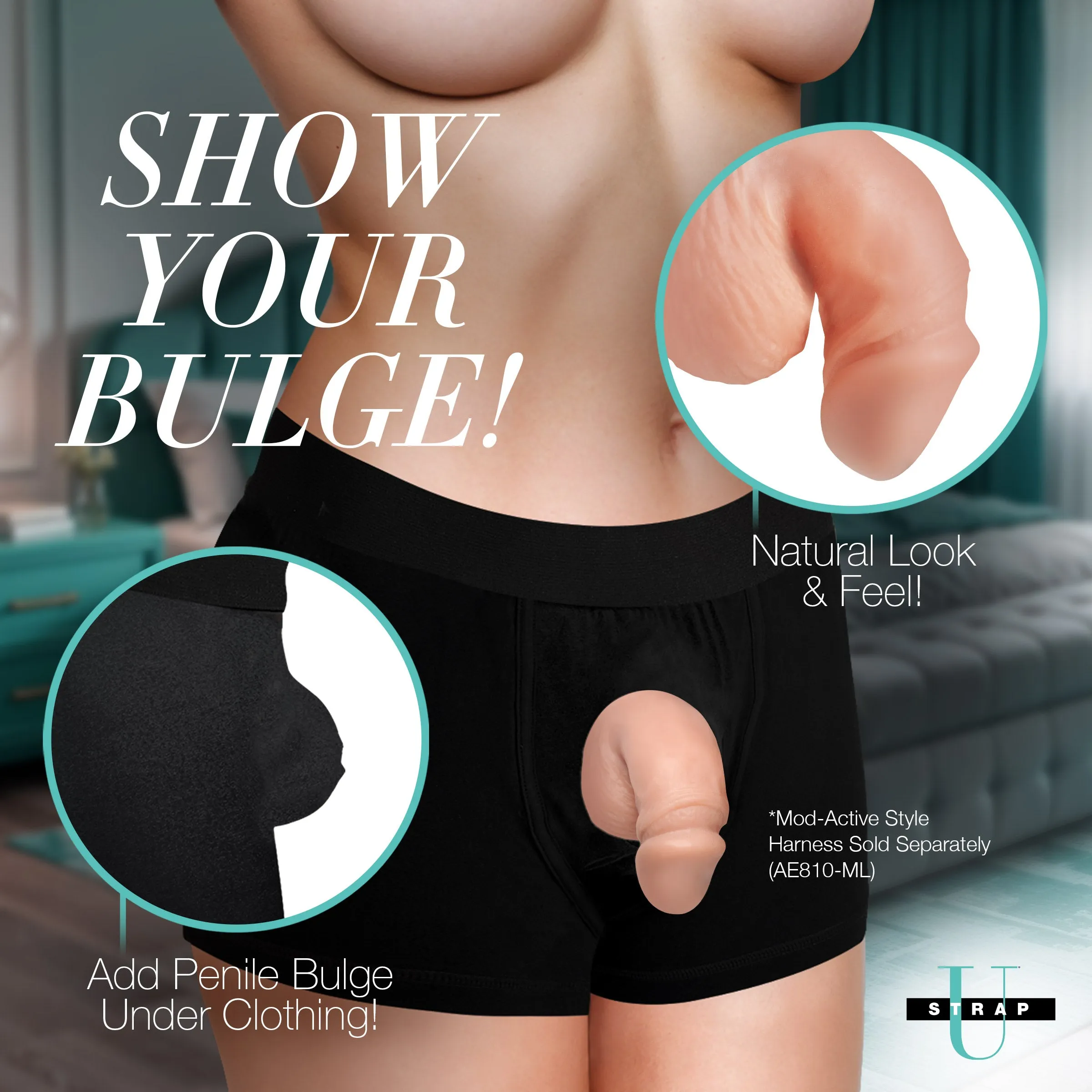 3.6 Silicone Packer Dildo - Light