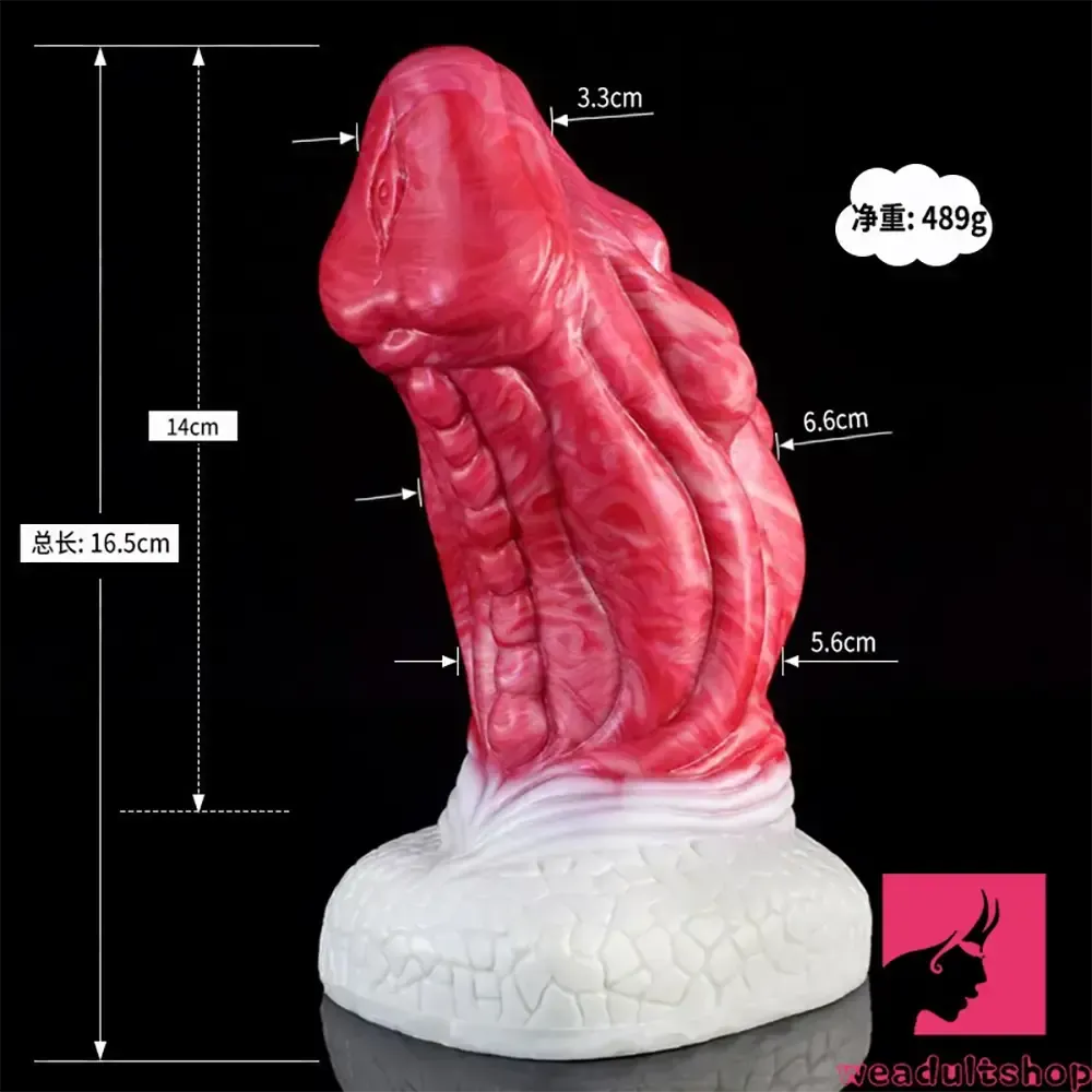 6.5in Fantasy Monster Silicone Soft Dragon Ejaculating Men Dildo