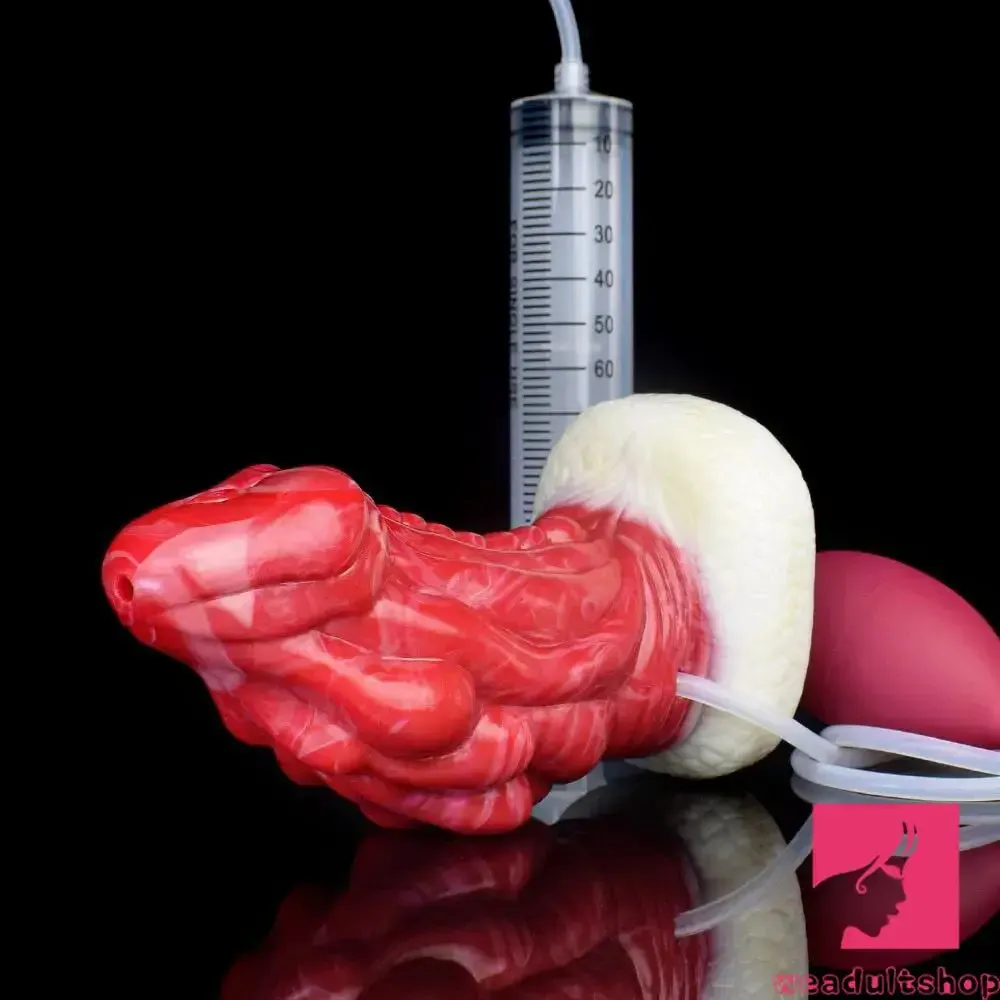 6.5in Fantasy Monster Silicone Soft Dragon Ejaculating Men Dildo
