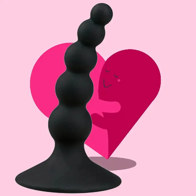 Anal Beads Butt Plug G-spot Soft Prostate Massager Vaginal Stimulation