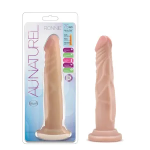 Au Naturel Ronnie 7.5 in. Posable Dual Density Dildo Beige