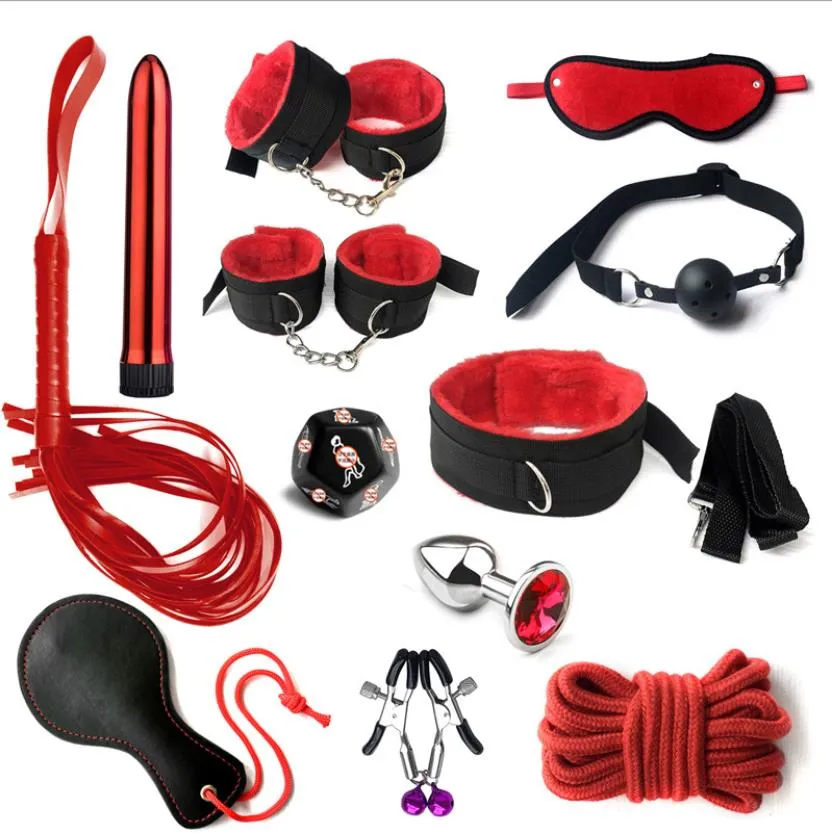 BDSM Sex Bondage Kit Adult Game Set Restrain Sex Toys For Couples