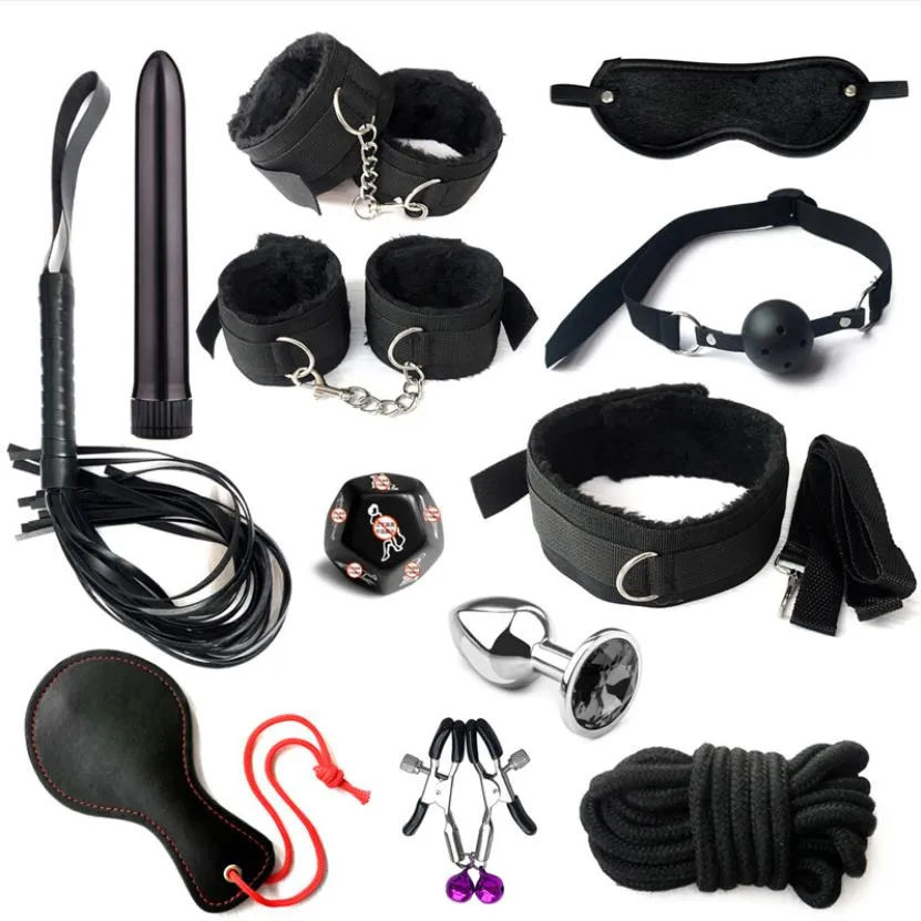 BDSM Sex Bondage Kit Adult Game Set Restrain Sex Toys For Couples