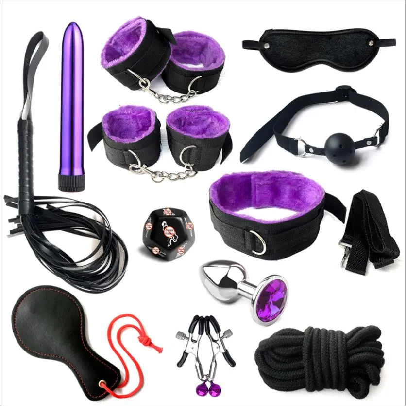 BDSM Sex Bondage Kit Adult Game Set Restrain Sex Toys For Couples