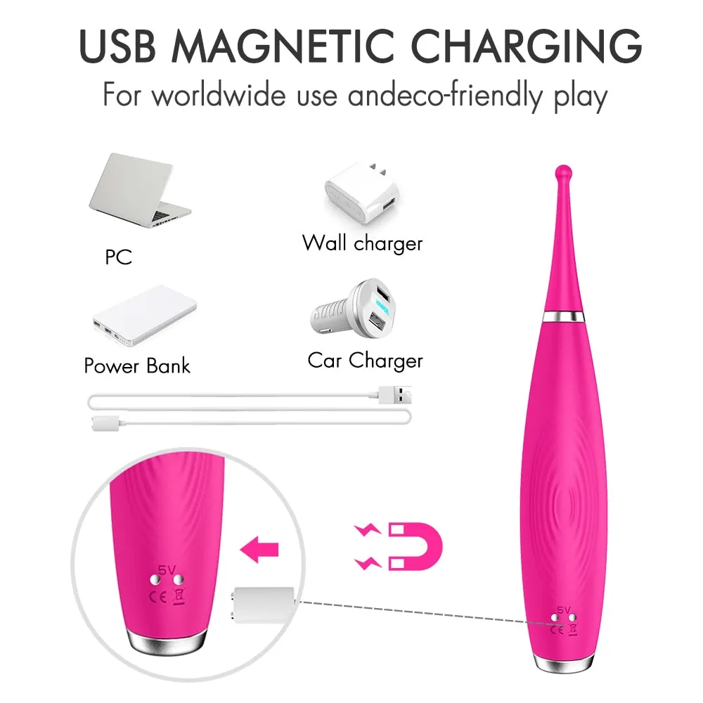 Breasts Clitoris Stimulation 9 Modes Removable Vibrator