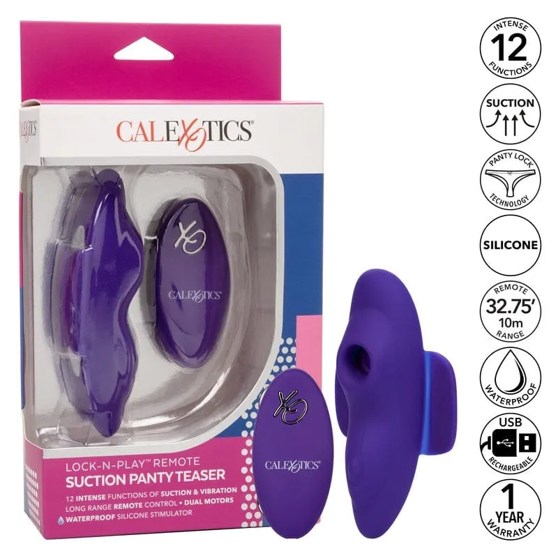Calexotics Lock-n-Play Remote Suction Panty Teaser