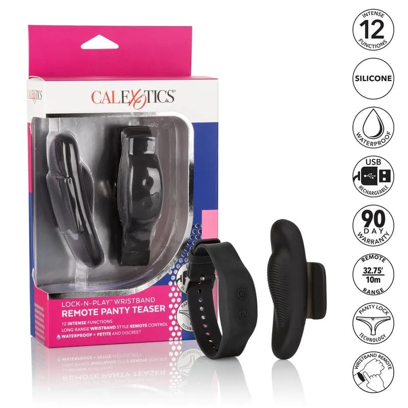 Calexotics Lock-N-Play Wristband Remote Panty Teaser