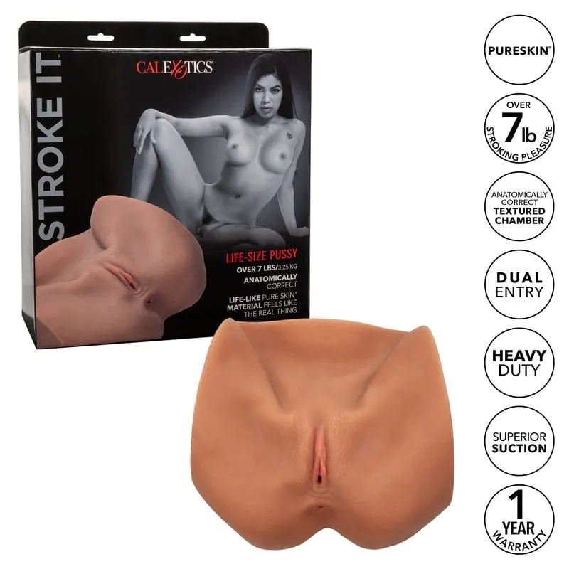 Calexotics Stroke It Life Size Pussy