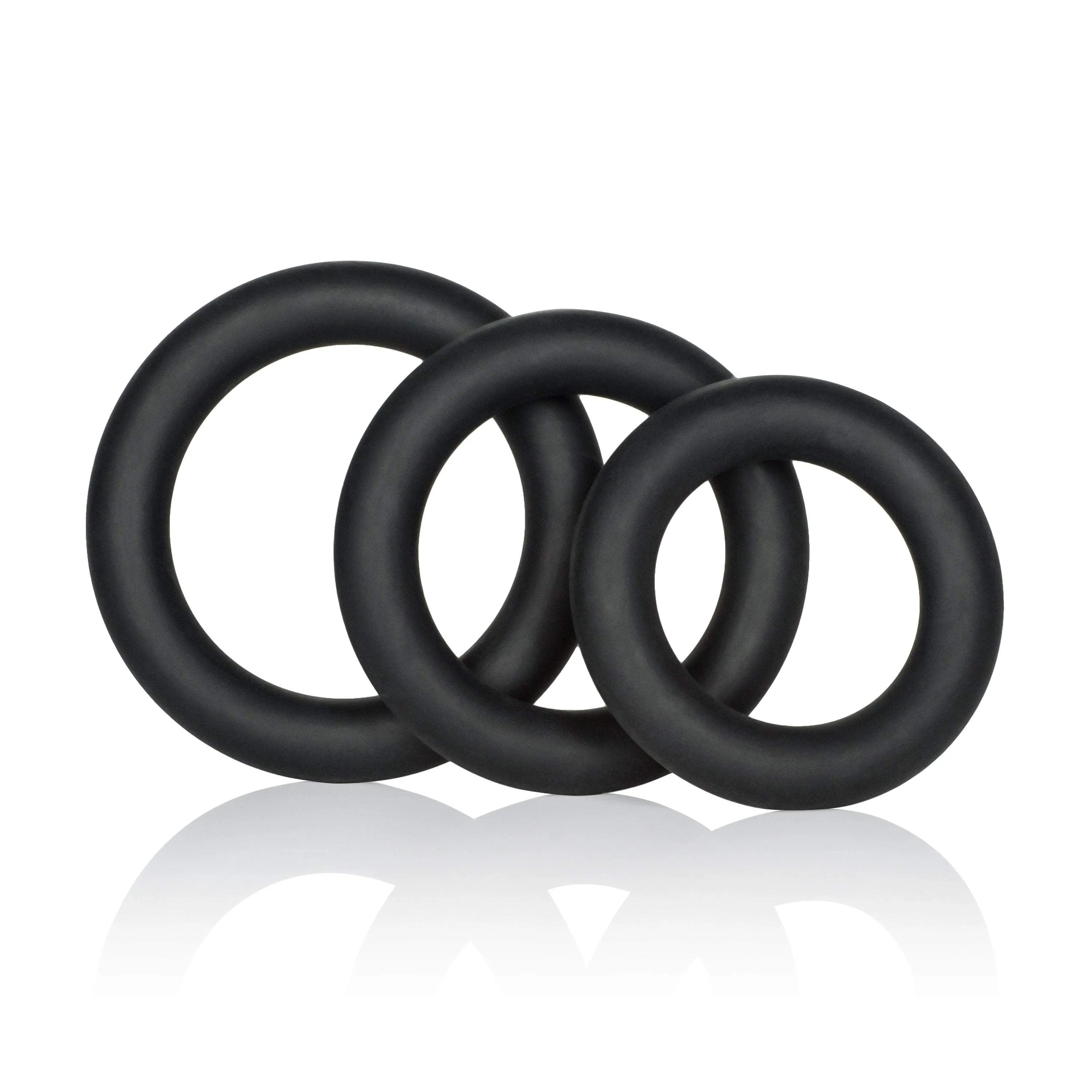 California Exotics - Dr. Joel Kaplan Silicone Support Cock Rings (Black)