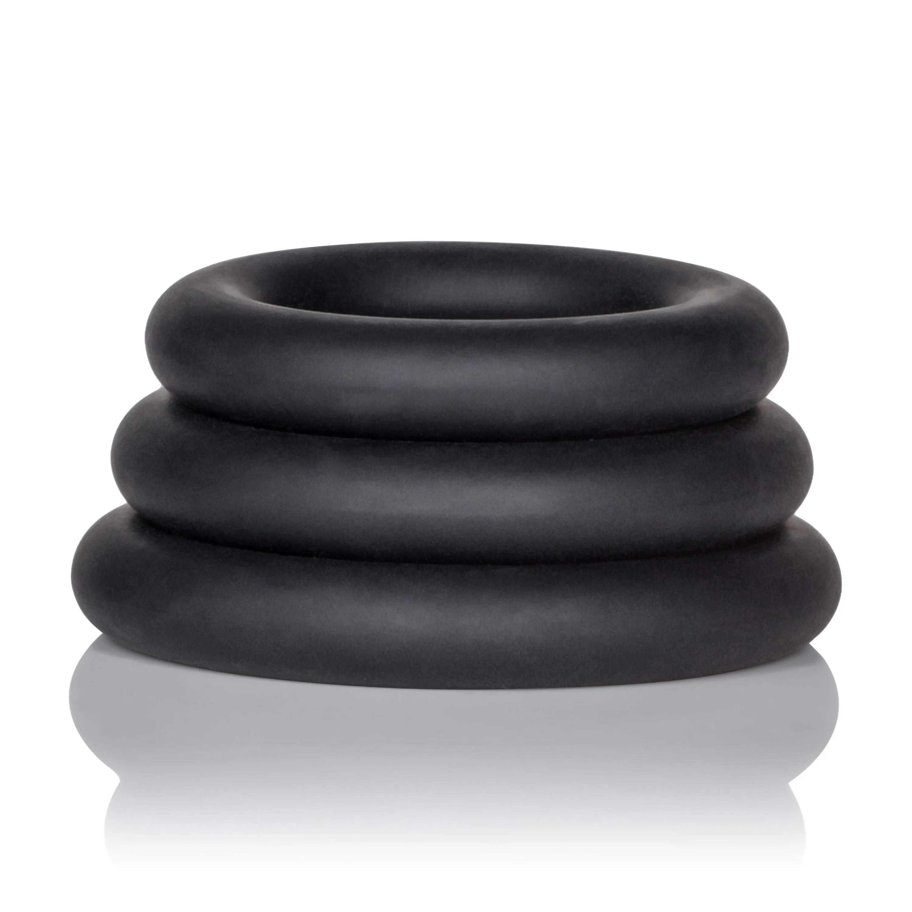 California Exotics - Dr. Joel Kaplan Silicone Support Cock Rings (Black)