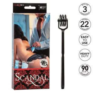 California Exotics - Scandal Trio BDSM Pleasure Wheel (Black)