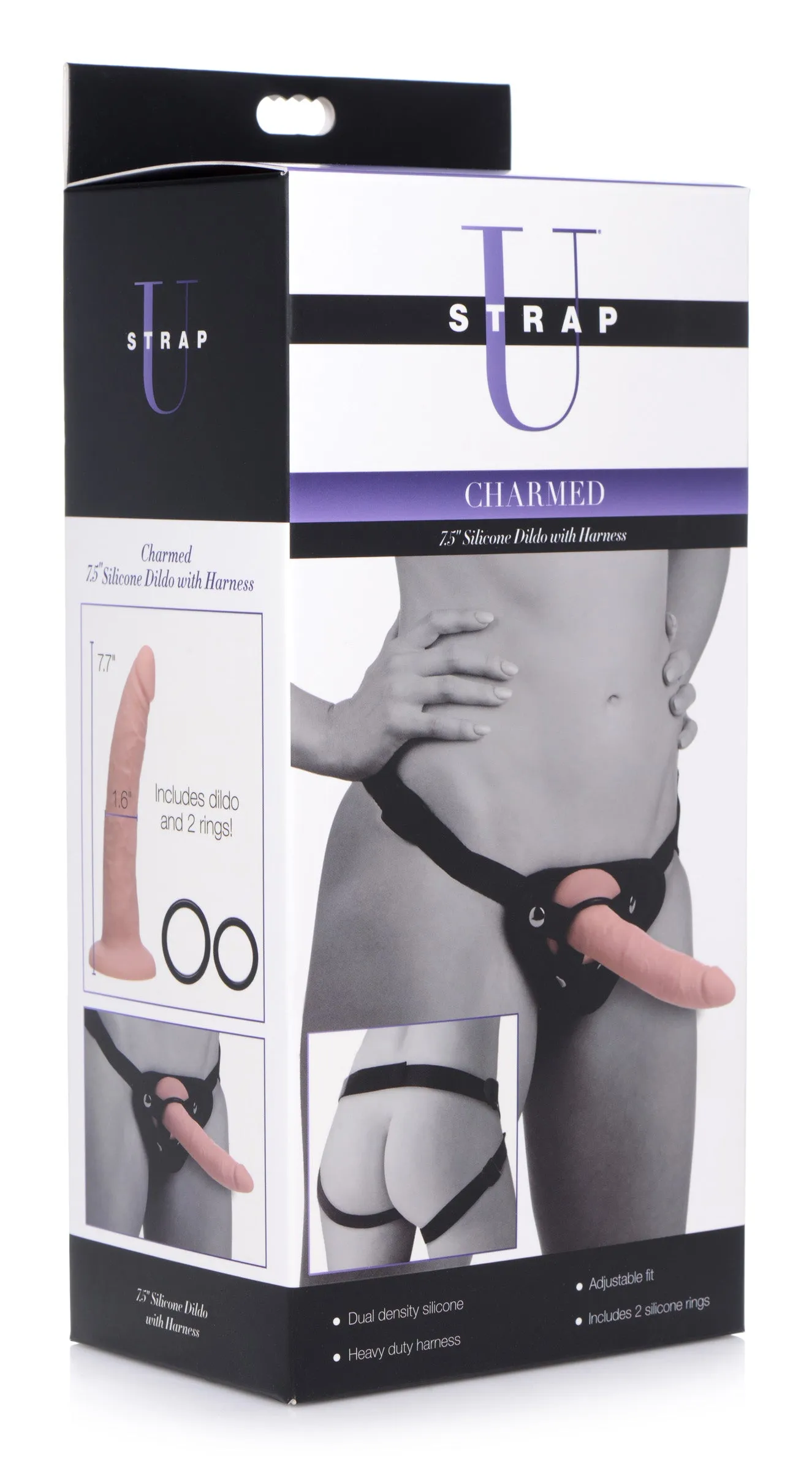 Charmed 7.5 Dildo With Harness