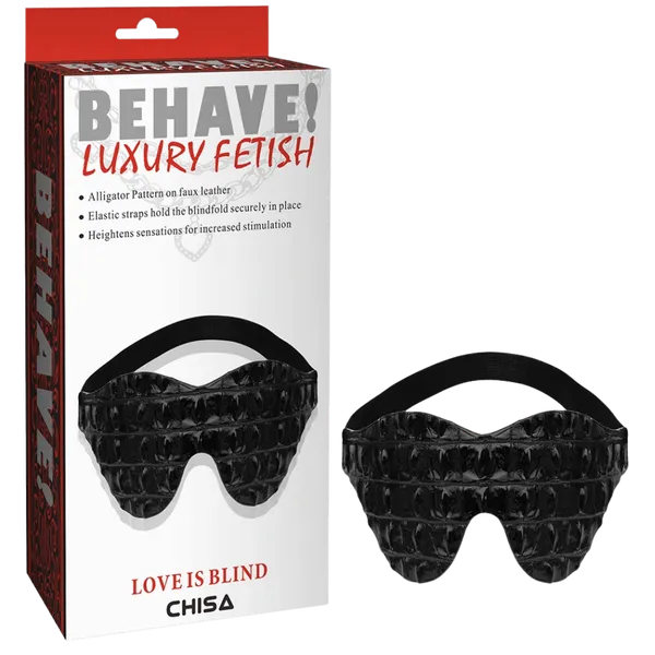 Chisa Love is Blind Blindfold BDSM Eye Mask Bondage Role Play Fetish Sex Toy