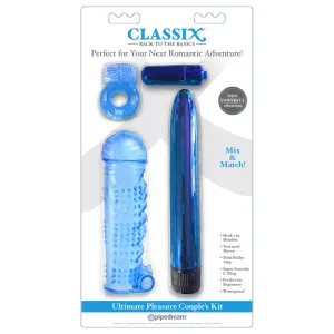 Classix 4-Piece Ultimate Pleasure Couple's Kit Blue