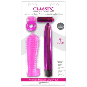 Classix 4-Piece Ultimate Pleasure Couple's Kit Pink