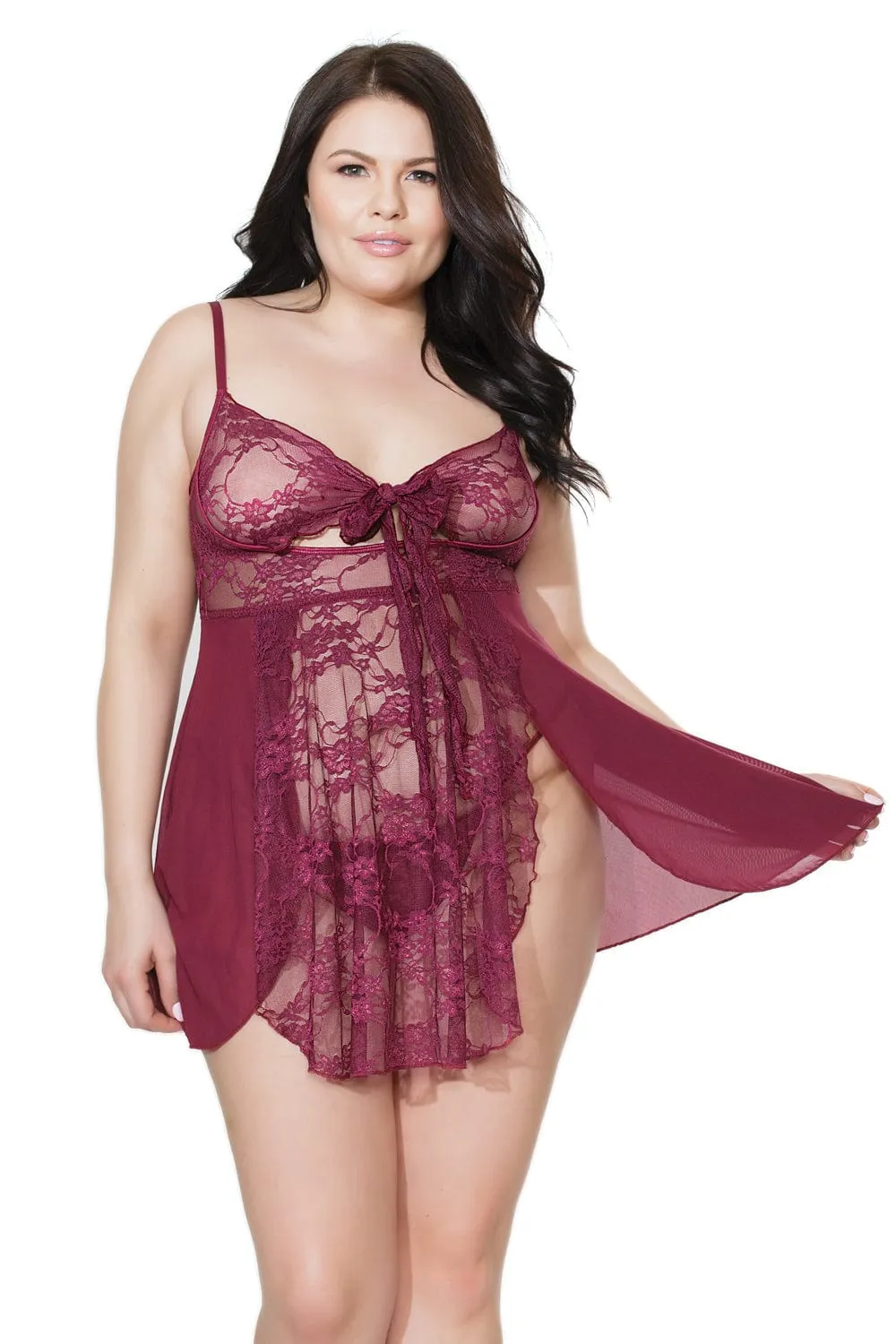 Coquette The Pour Me Another Babydoll & G-String Set