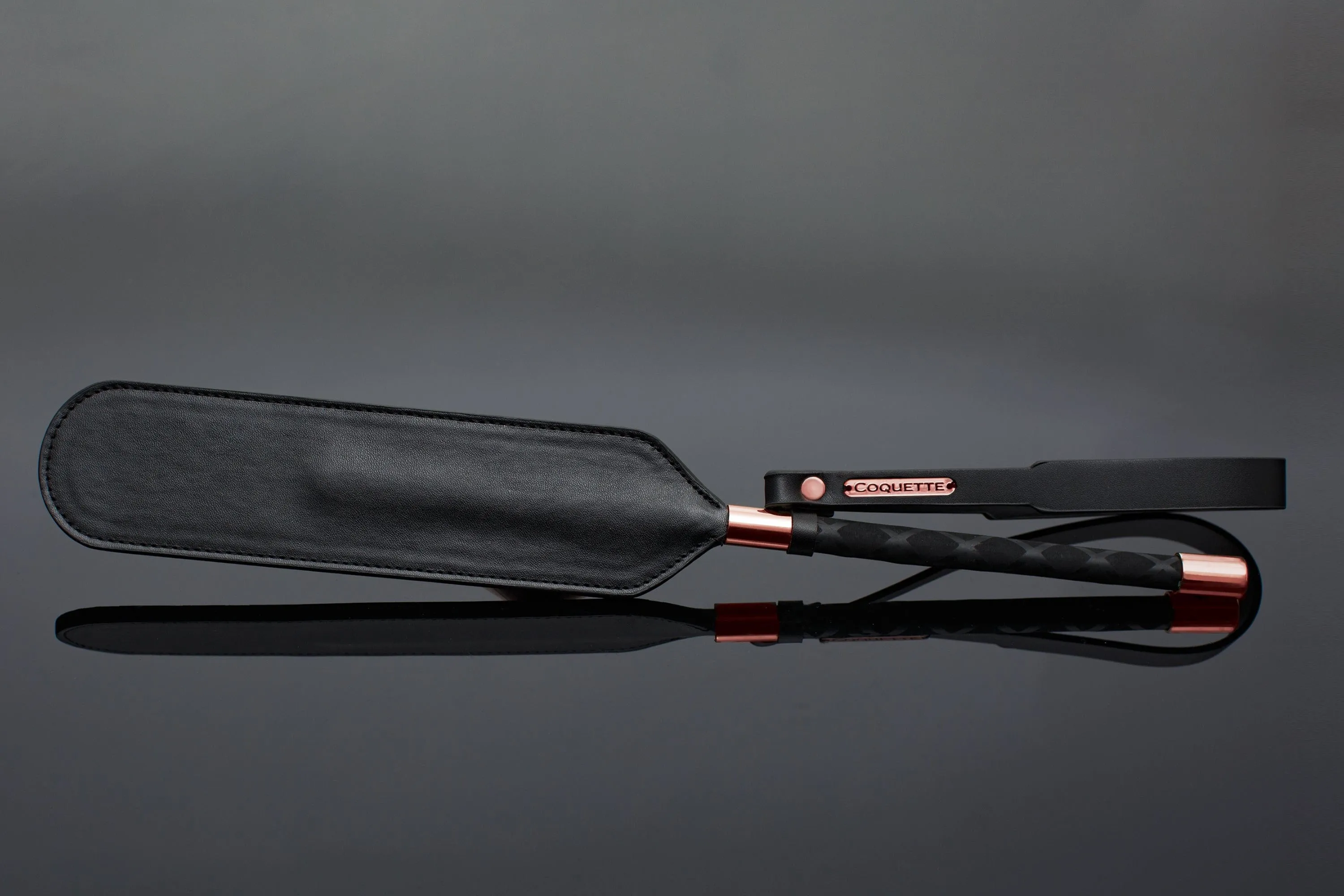 Coquette Vegan Leather Black Paddle
