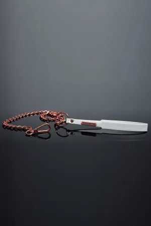 Coquette White Vegan Leather Leash