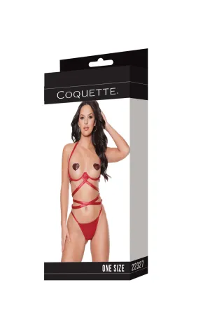Coquette Wrapped Up Bra & Thong Set