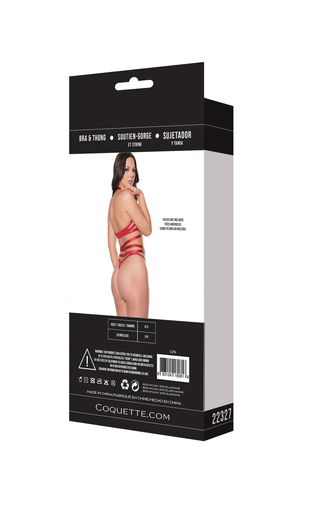 Coquette Wrapped Up Bra & Thong Set