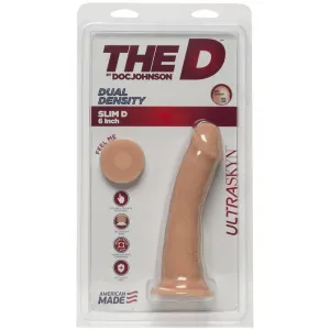 Doc Johnson The D Slim D UltraSkyn 6 Vanilla
