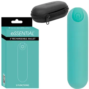 Essential 3 Rechargeable Bullet - Teal with Storage Case