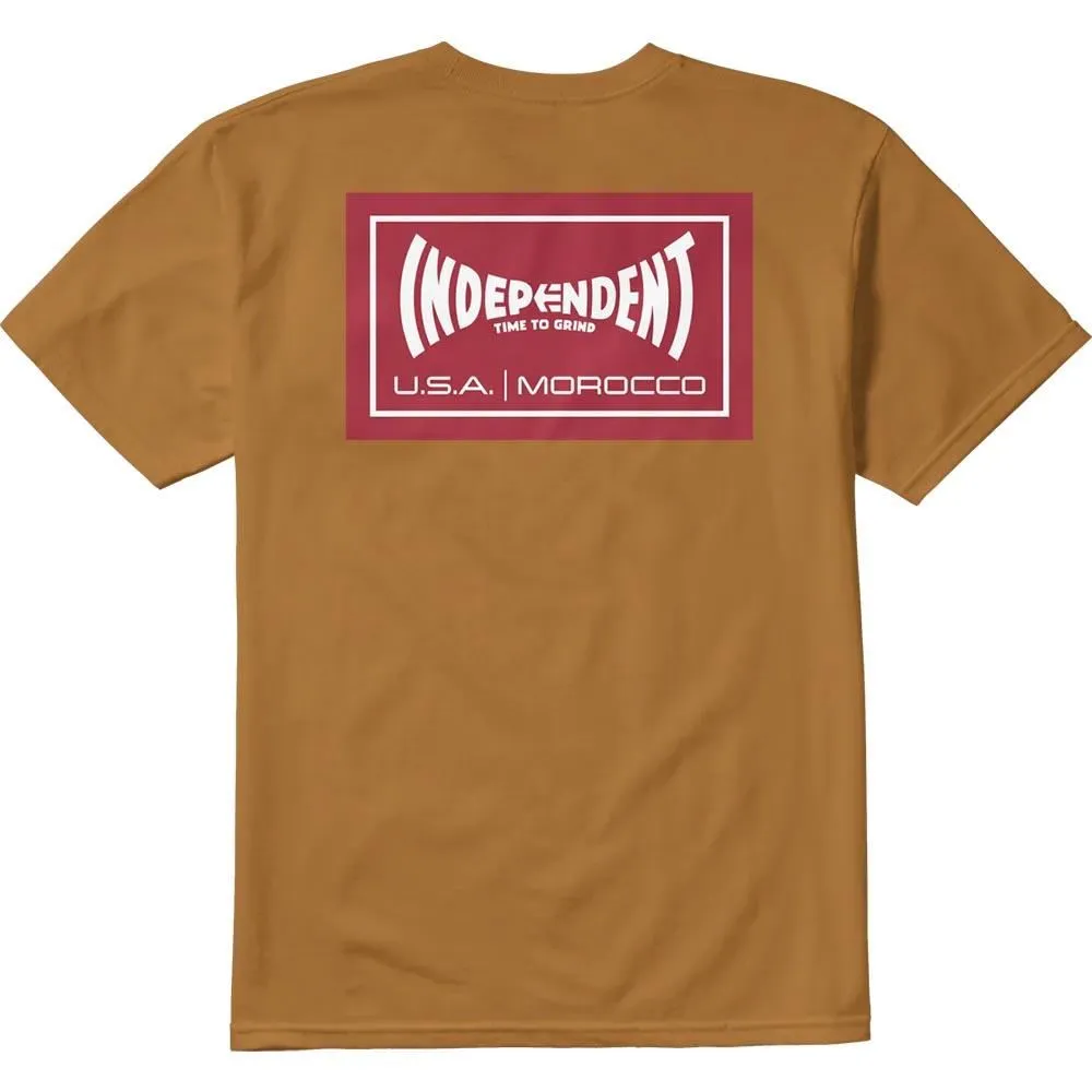 Etnies Independent Wash T-Shirt - Tobacco