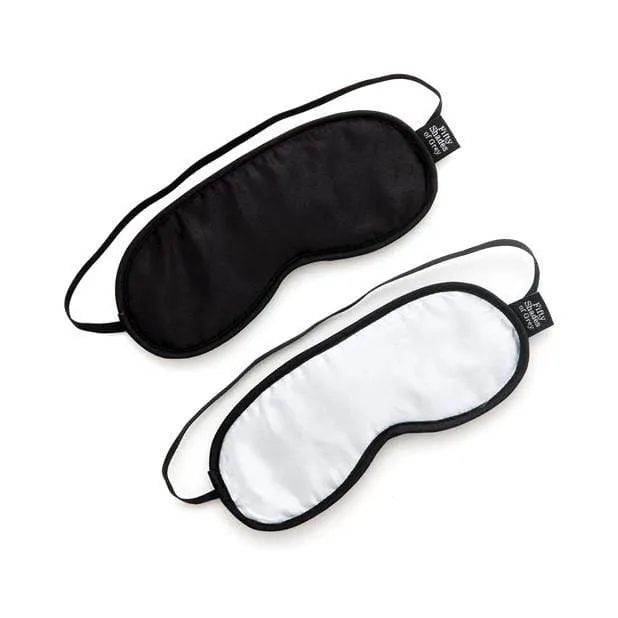 Fifty Shades of Grey - No Peeking Soft Blindfold Set Twin Pack (Multi Colour)