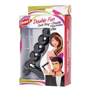 Frisky Double Fun C-ring W/ Dp Vibe