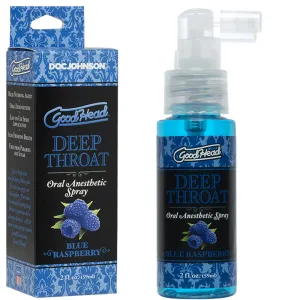 GoodHead Deep Throat Oral Desensitizing Spray RASPBERRY Sex Lube Desensitizer