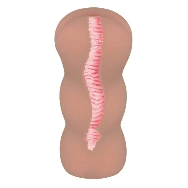 Kokos - Excellent Love Original Tongggo Black Angel Double Layer Ass Masturbator (Beige)