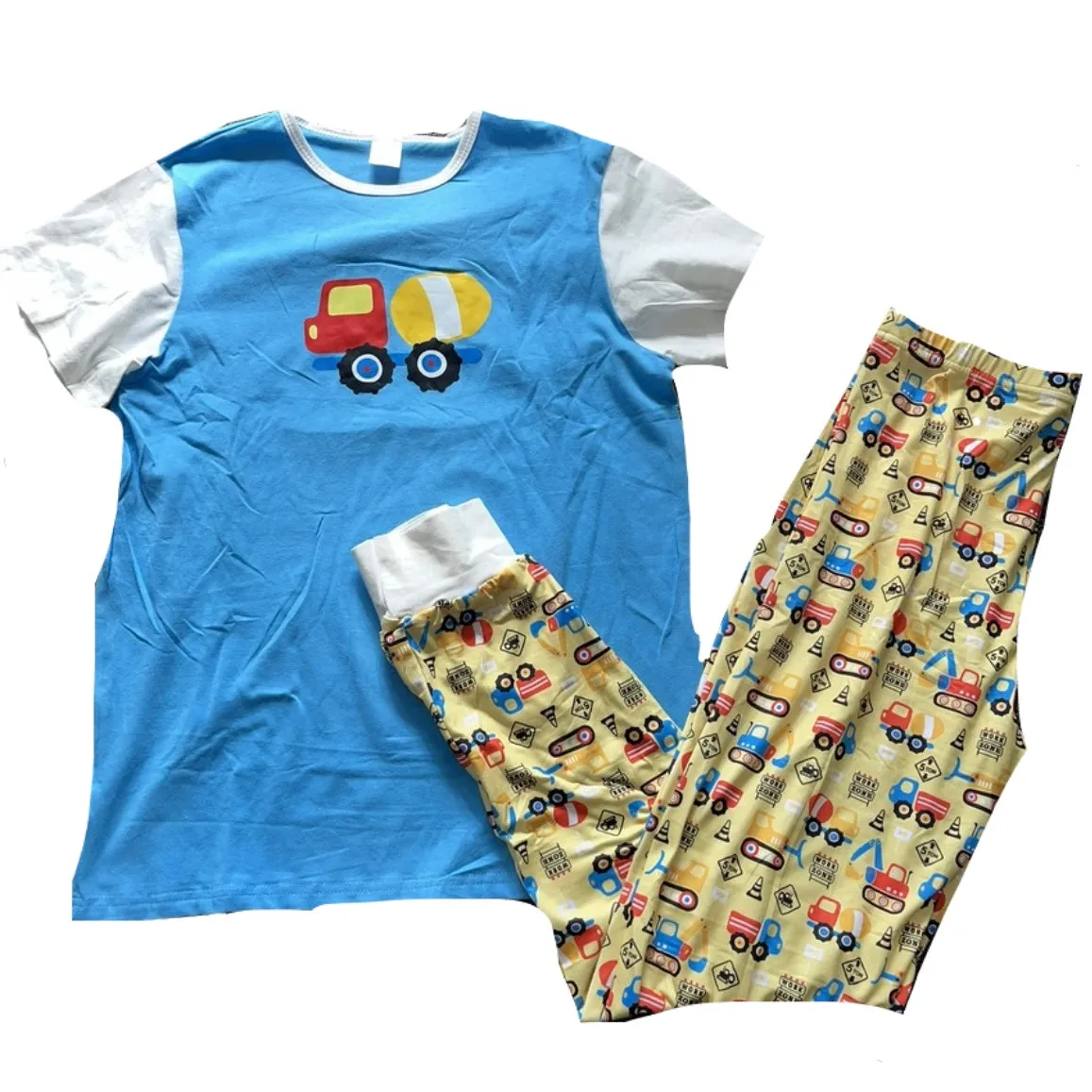 Lil Construction Vehicles Pajamas Pants