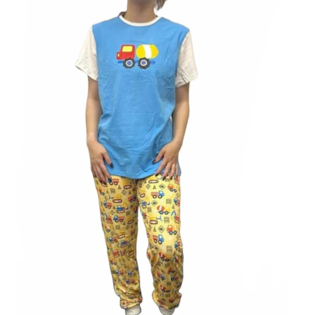 Lil Construction Vehicles Pajamas Pants