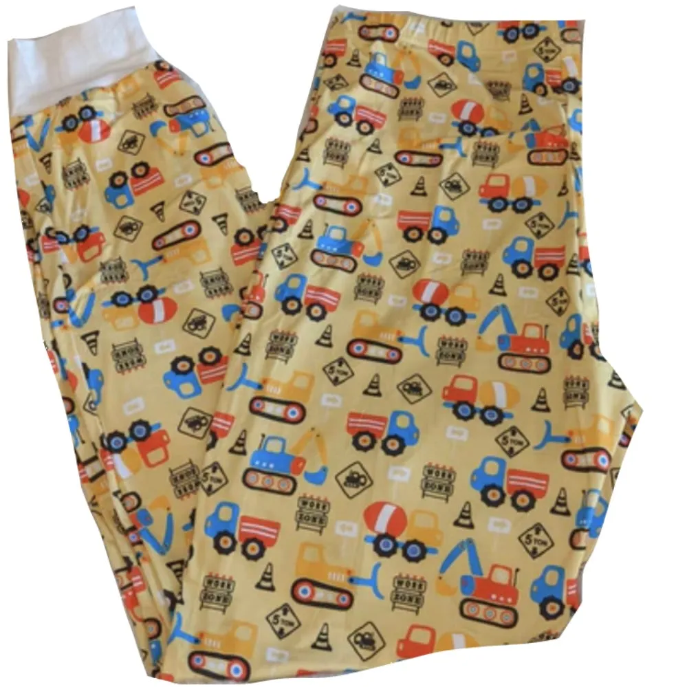 Lil Construction Vehicles Pajamas Pants