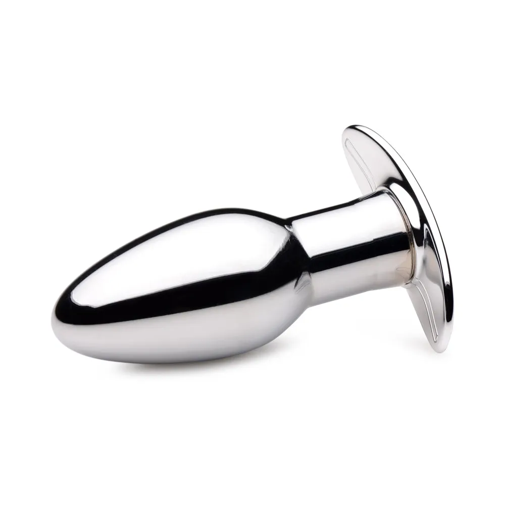 Master Series Chrome Blast 7X Rechargeable Butt Plug with Remote S
