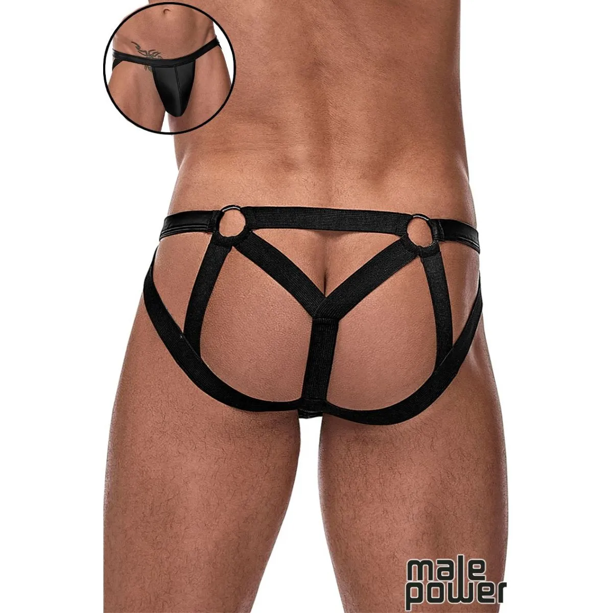 Matte Jock Cage Undies by Male Power