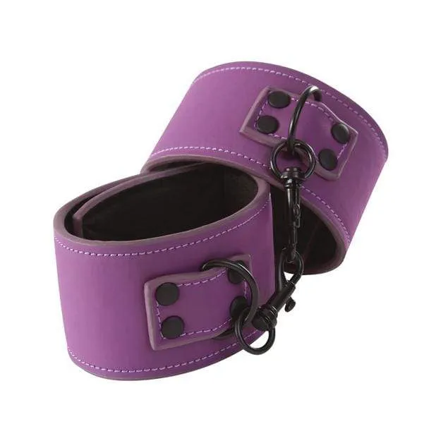 NS Novelties - Lust Bondage Wrist Cuffs (Purple)