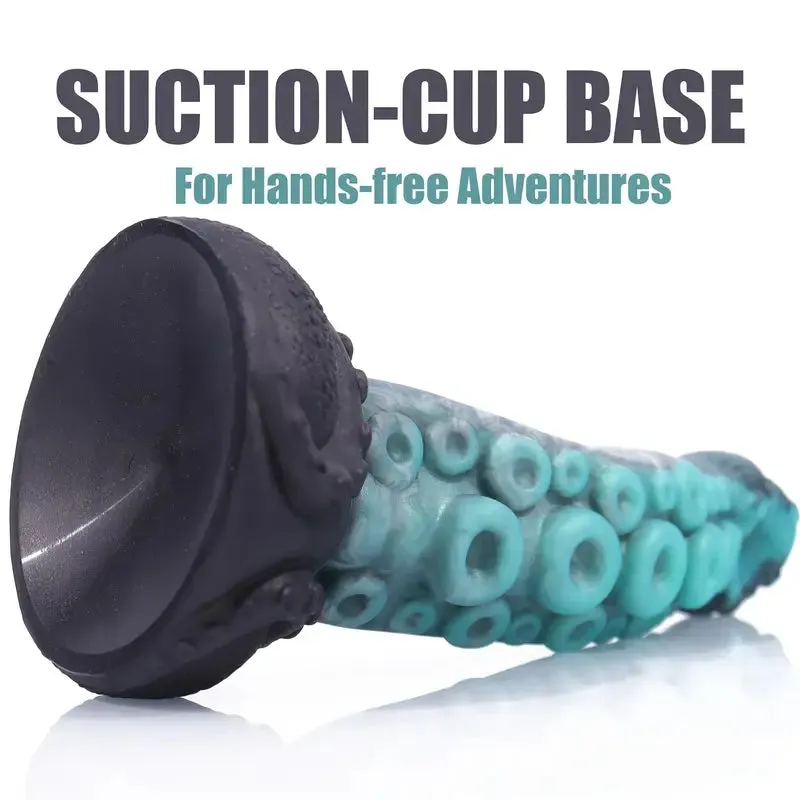 Octopus Texture Tentacle Soft Dong Silicone Hands-Free Anal Plug