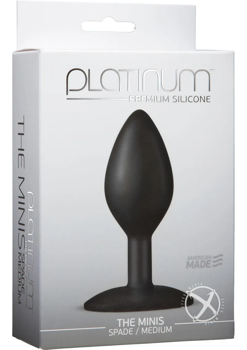 Platinum Mini Spade Med Black
