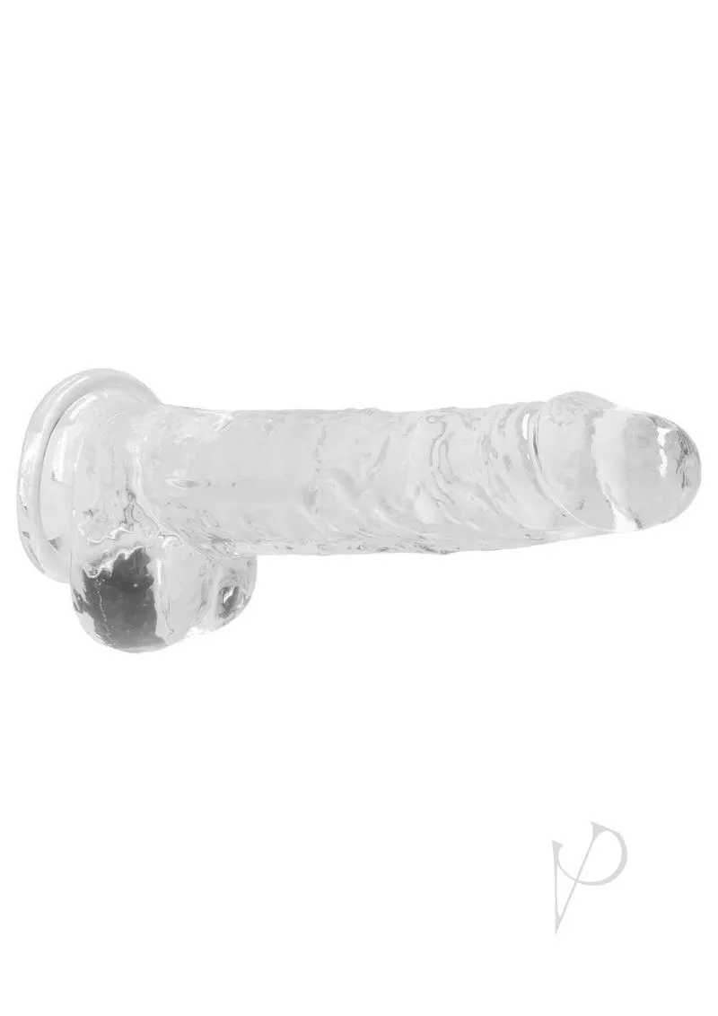 Realrock Crystal Clear Dildo Ball 8 Tra