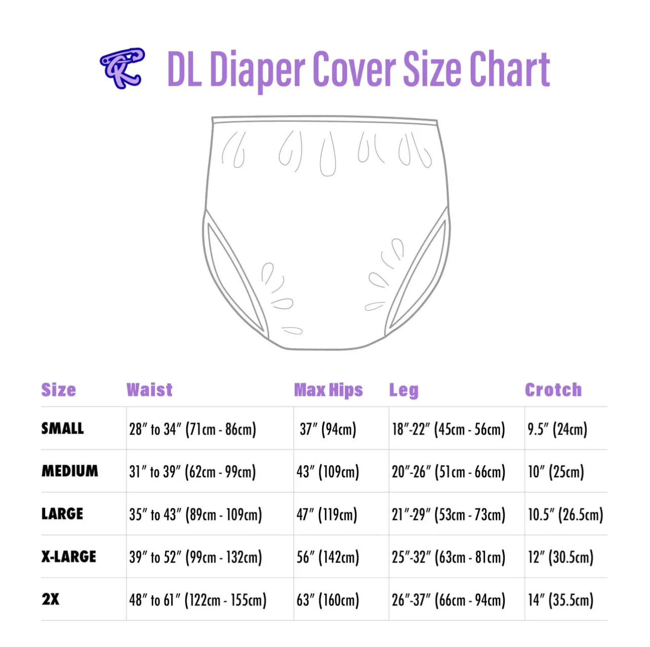 Rearz Princess Pink DL Night Diaper Cover