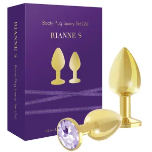 RIanne S Booty Plug Set 2-Pack - Gold