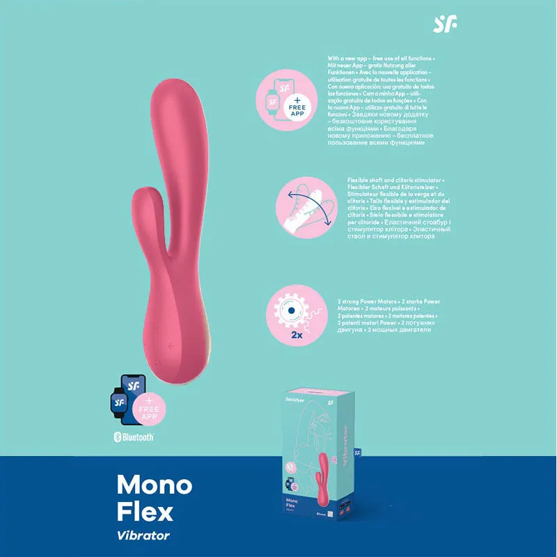 Satisfyer Mono Flex Rabbit Vibrator APP Compatible