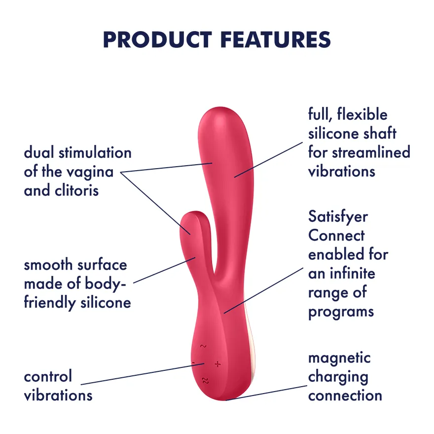 Satisfyer Mono Flex Rabbit Vibrator APP Compatible