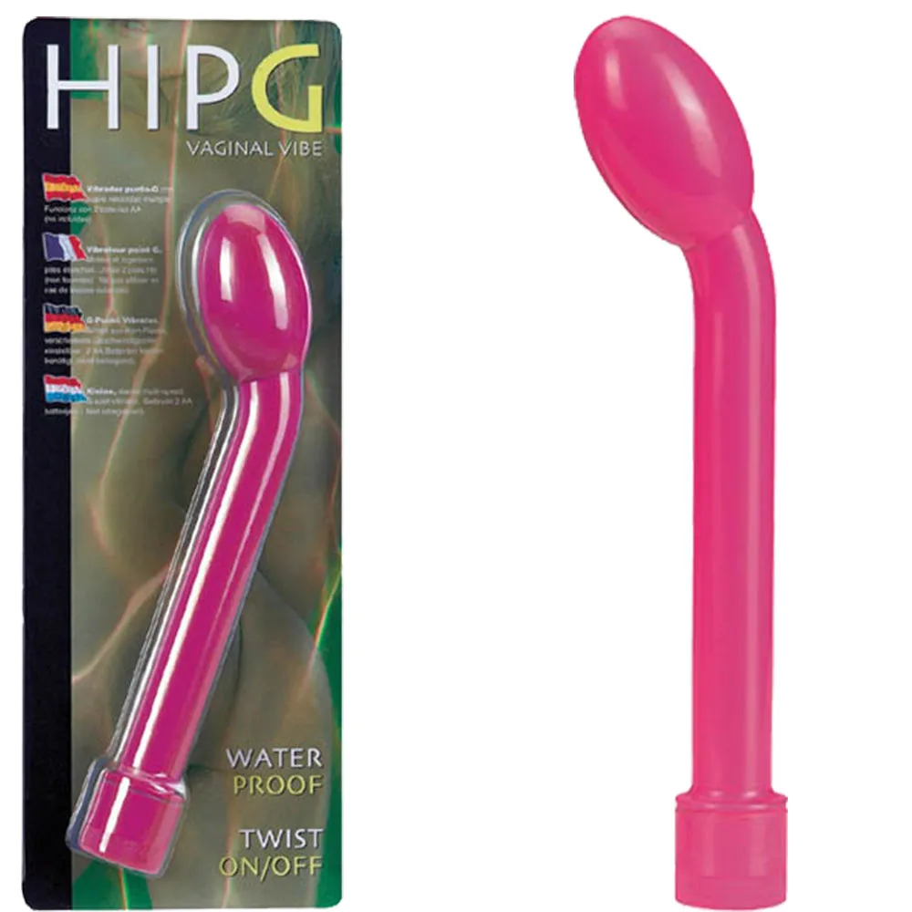 Seven Creations HIP G 21cm G-Spot Vibrator Powerful Unisex Vibe Pink