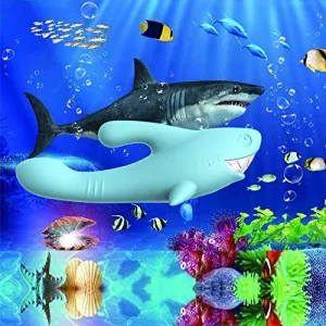 Shark Vibrator Thrusting Expanding Charging AV Massaging Wand