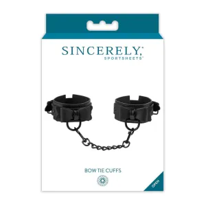 Sincerely. Sportsheets Bow Tie Adjustable Cuffs Black