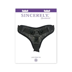 Sincerely. Sportsheets Lace Adjustable Strap-On Harness Black